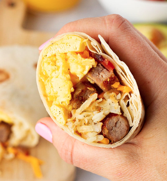 BREAKFAST BURRITOS